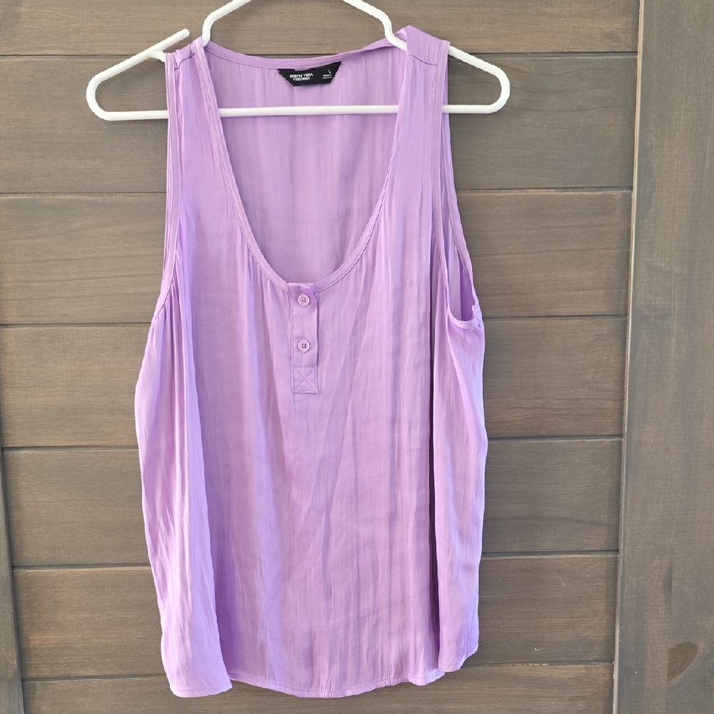 Simply Vera Vera Wang Lavender Tank Top